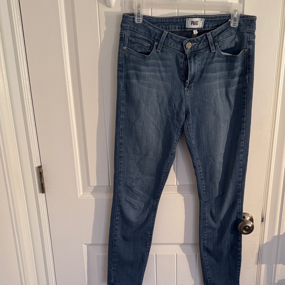 Paige Skyline Ankle Peg jeans